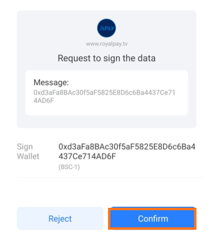 Подключить кошелёк TokenPocket к ISPAY Card Dashboard